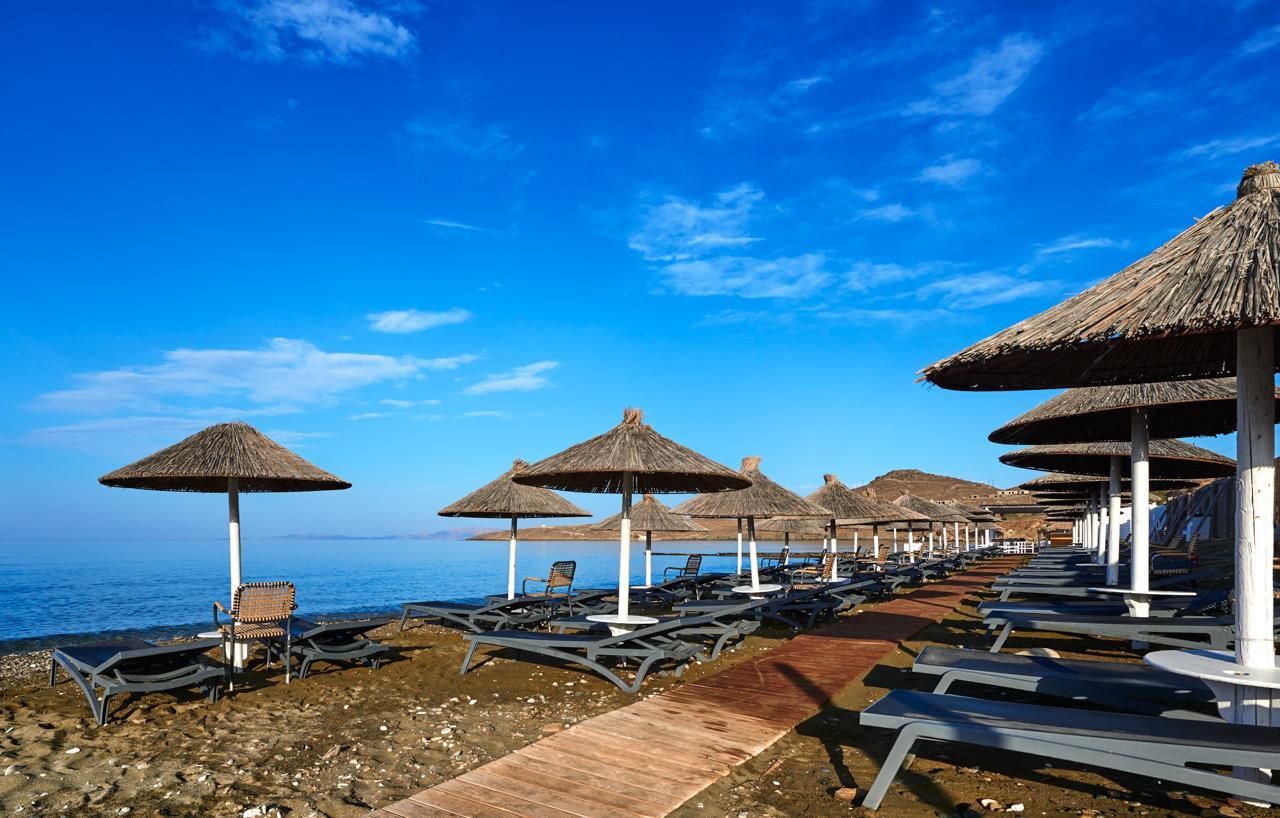 Tinos Beach Hotel Exteriör bild